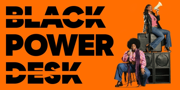 BLACK POWER DESK