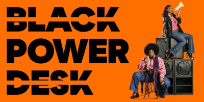BLACK POWER DESK