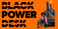 BLACK POWER DESK